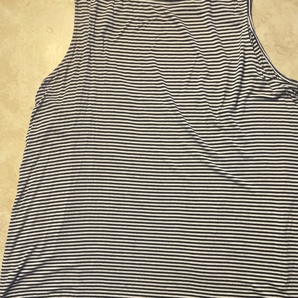 Never worn GeeGee stripped tank top with key hole open back